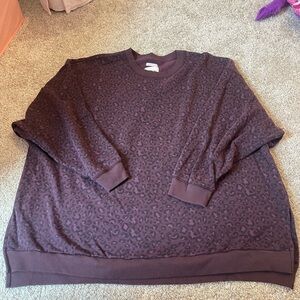 American Eagle Cheetah Sweatshirt